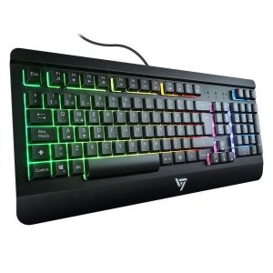 Teclado gaming con retro iluminación LED