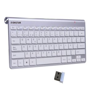 Teclado inalámbrico blanco